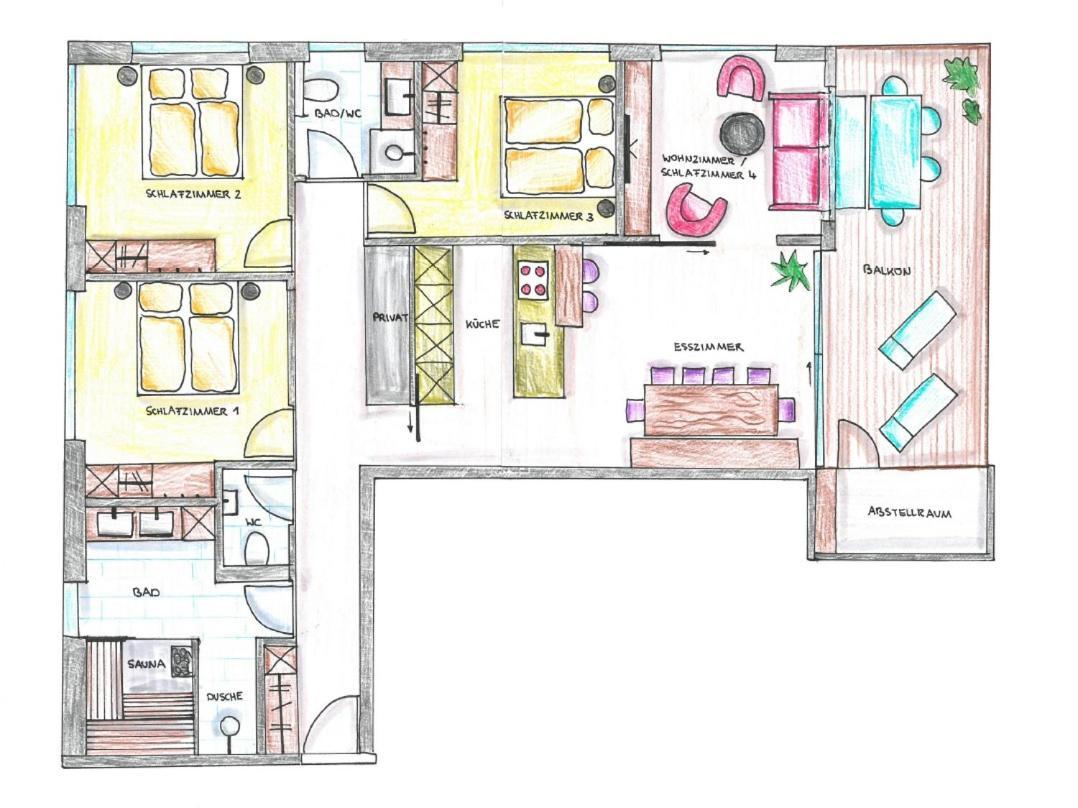 Verwall Apartment Arlberg - Mit Sauna, Balkon Und Skiraum Wald am Arlberg Dış mekan fotoğraf